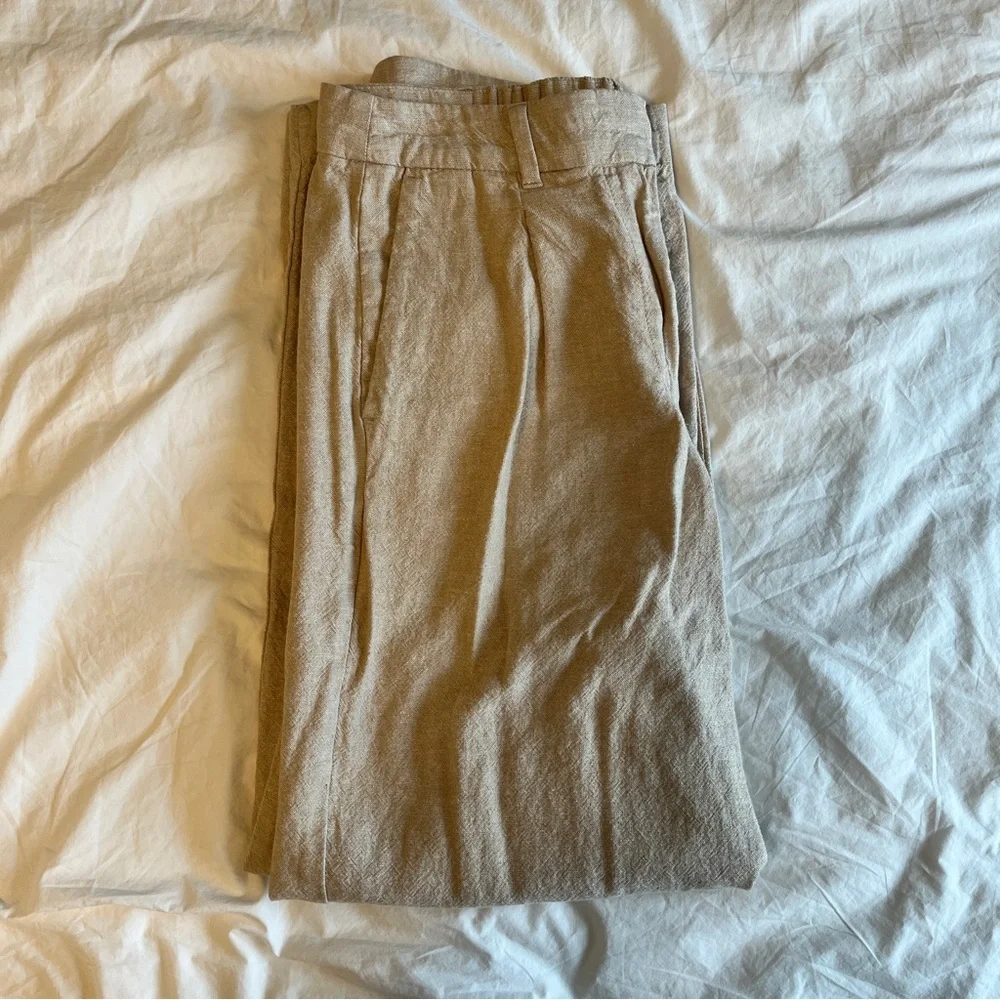 Old Navy High Waisted Linen Trousers - Picture 5 of 5